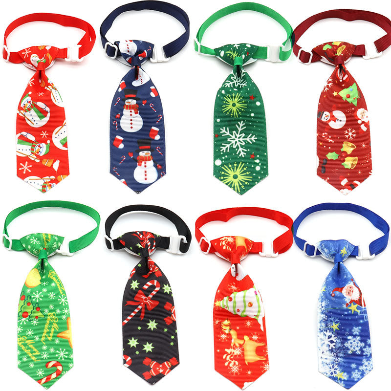 New Christmas Pet Tie Bowtie Pet Supplies Dog Bowtie Accessories