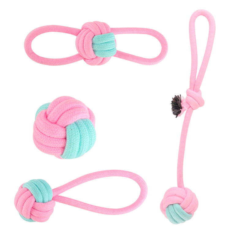 Pet Cotton Knot Toys Combination Biting Molar Dog Toys Pet Toys