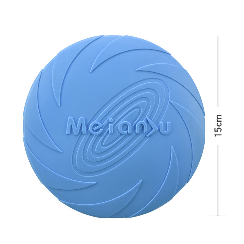 Meianju Dog Frisbee Pet Toys Interactive Toys Pet Frisbee Floating Bite resistant Retrieving Training