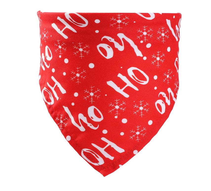 Christmas Pet Saliva Towel