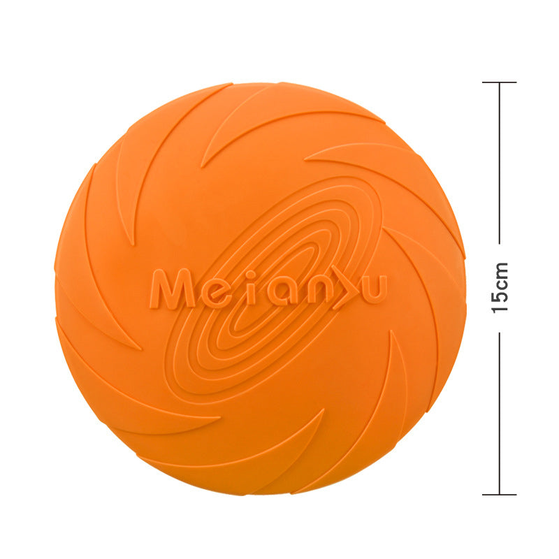 Meianju Dog Frisbee Pet Toys Interactive Toys Pet Frisbee Floating Bite resistant Retrieving Training