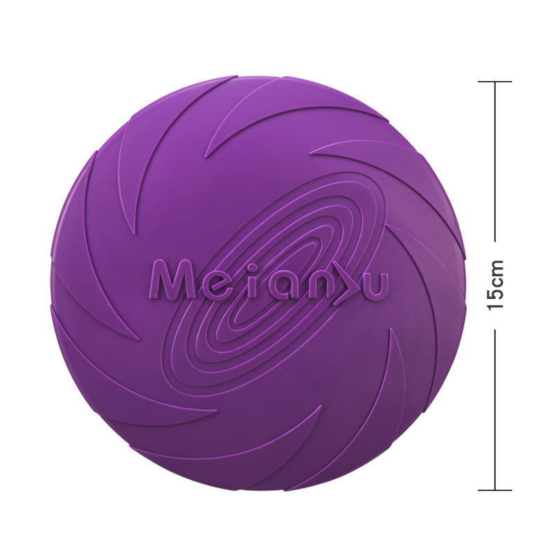 Meianju Dog Frisbee Pet Toys Interactive Toys Pet Frisbee Floating Bite resistant Retrieving Training