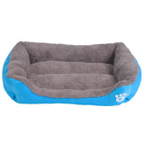 S-3XL 9 Colors Paw Pet Sofa Dog Beds Waterproof Bottom Soft Fleece Warm Cat Bed House Petshop cama perro