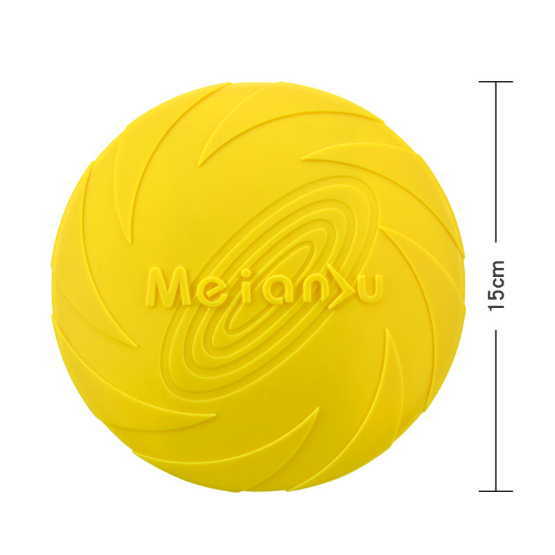 Meianju Dog Frisbee Pet Toys Interactive Toys Pet Frisbee Floating Bite resistant Retrieving Training