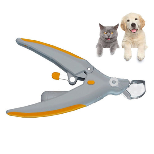 Professional Dog Nail Clippers Peti Care Illuminated Pet Cat Dog Nail Grinder with LED Light and 5X Magnification Claw Shears