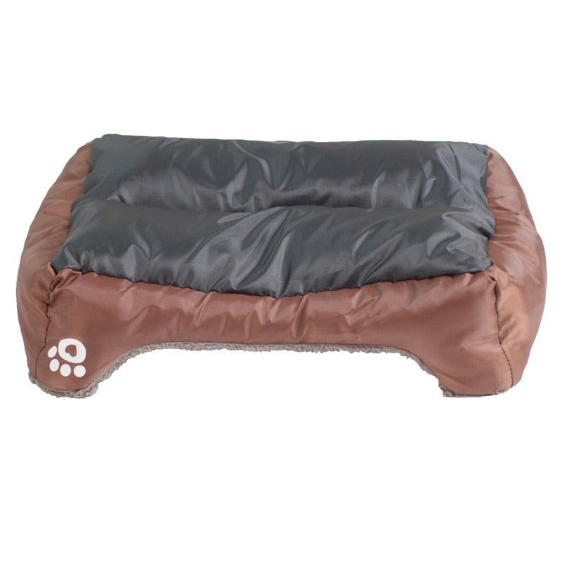 S-3XL 9 Colors Paw Pet Sofa Dog Beds Waterproof Bottom Soft Fleece Warm Cat Bed House Petshop cama perro