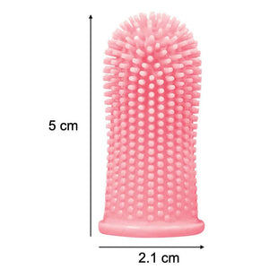 Dog Toothbrush Pet Finger Set Teeth Cleaning Care Toothbrush Dog Silicone Finger Brushing