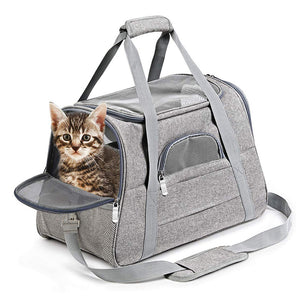 Pet Bag Portable Cat Backpack Simple And Breathable Pet Bag Crossbody Pet Bag Pet Car Bag