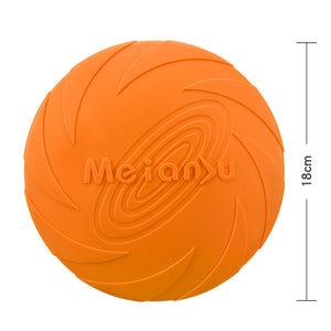 Meianju Dog Frisbee Pet Toys Interactive Toys Pet Frisbee Floating Bite resistant Retrieving Training