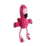 Plush, wear-resistant, grinding teeth, making noise pet toys, teeth cleaning, odor absorbing, flamingo dog toys