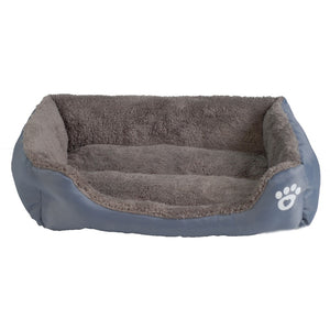 S-3XL 9 Colors Paw Pet Sofa Dog Beds Waterproof Bottom Soft Fleece Warm Cat Bed House Petshop cama perro