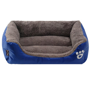 S-3XL 9 Colors Paw Pet Sofa Dog Beds Waterproof Bottom Soft Fleece Warm Cat Bed House Petshop cama perro