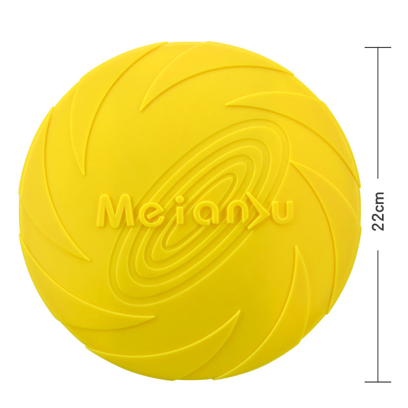 Meianju Dog Frisbee Pet Toys Interactive Toys Pet Frisbee Floating Bite resistant Retrieving Training