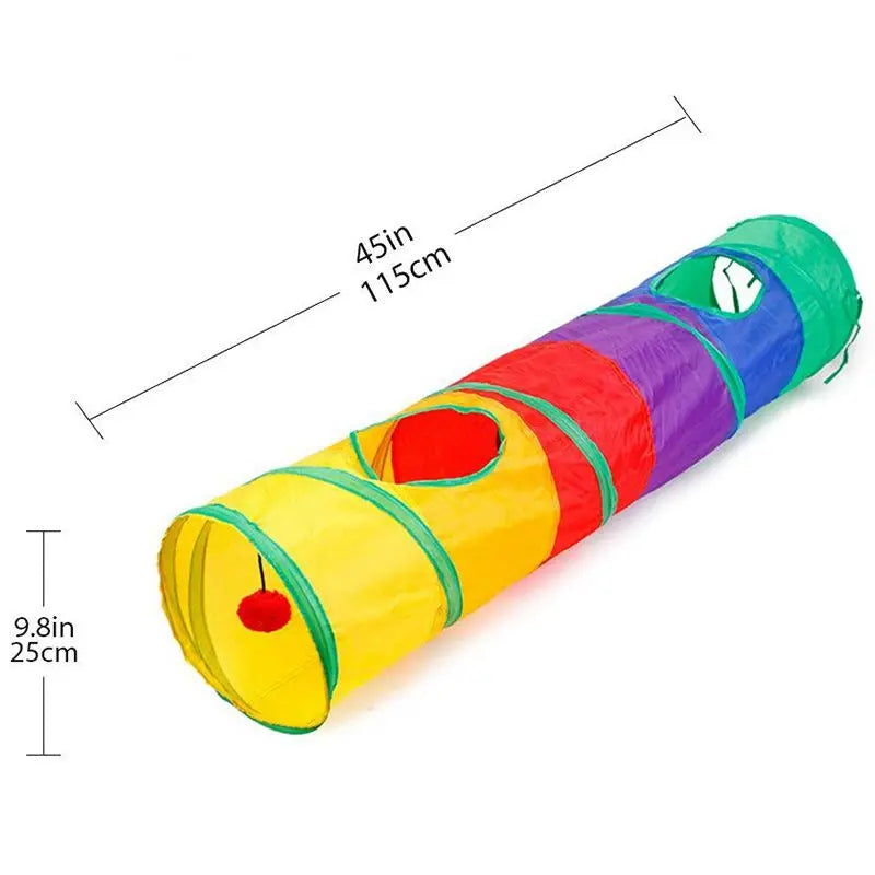 Practical Cat Tunnel Pet Tube Collapsible Play Toy Puppy Toys